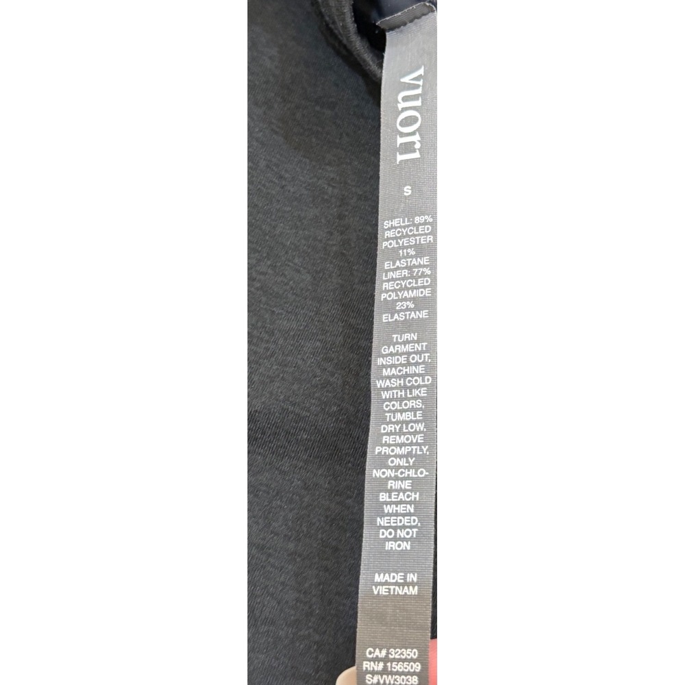 Vuori Womens AllTheForm Skirt Mini Built-In Shorts Size Small VW3038 Charcoal - Picture 11 of 12